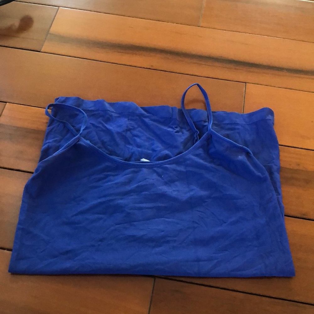 royal blue tank top